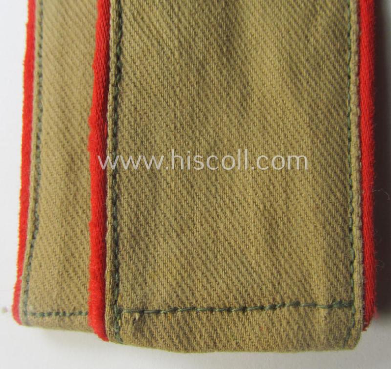 Pair of WH (Luftwaffe) 'tropical-styled', EM-type shoulderstraps: 'Soldat der Flak-Artillerie-Trpn.'