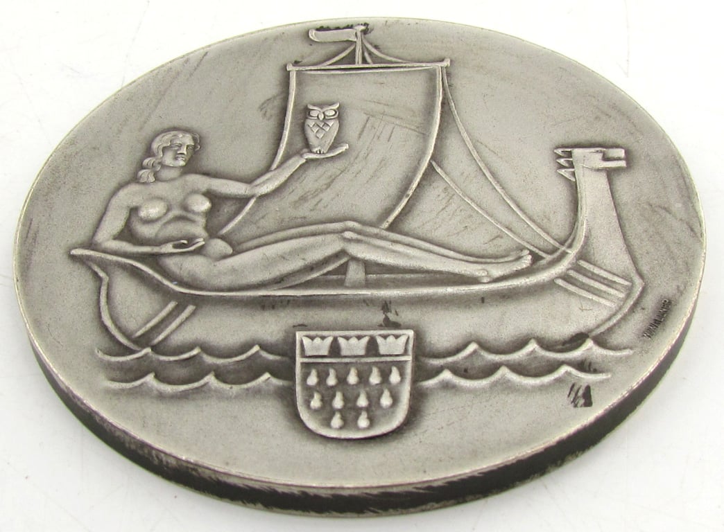 Plaque Universität der Hansestadt Cologne 1388 - 1938 (Rare)