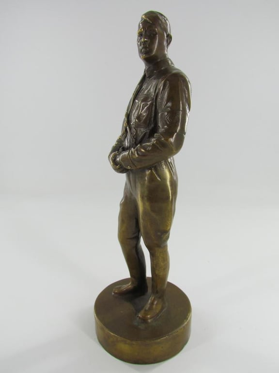 Brass material Statue of Adolf Hitler