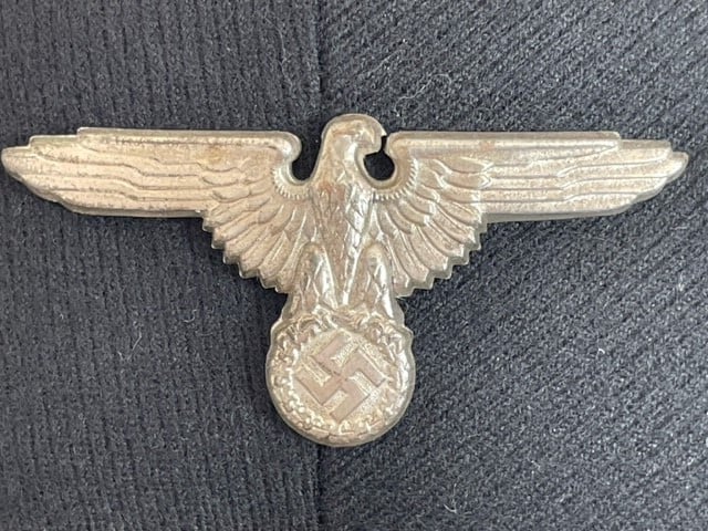 GERMAN WWII ALLGEMEINE SS ENLISED MANS/NCO VISOR CAP
