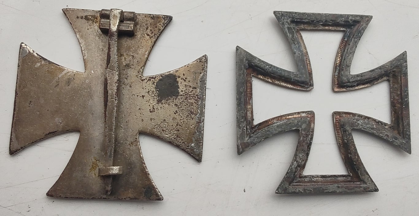 WWII Iron cross 1st and 2nd class parts