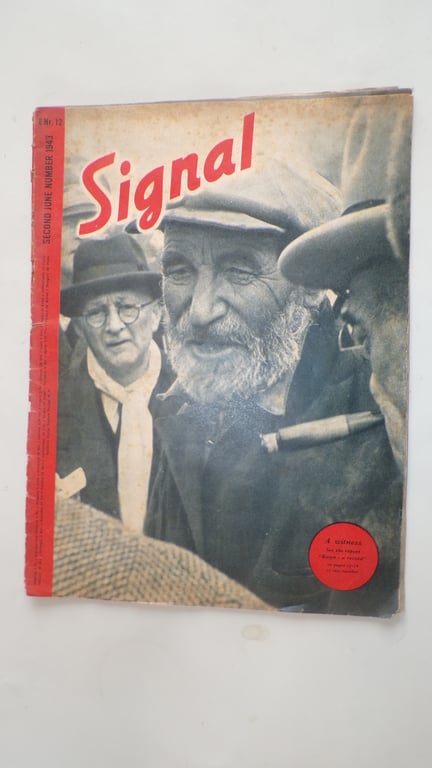Rare English Edition Signal Magazine 12/1943