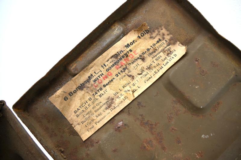 British WW2 3' Mortar Ammo Box