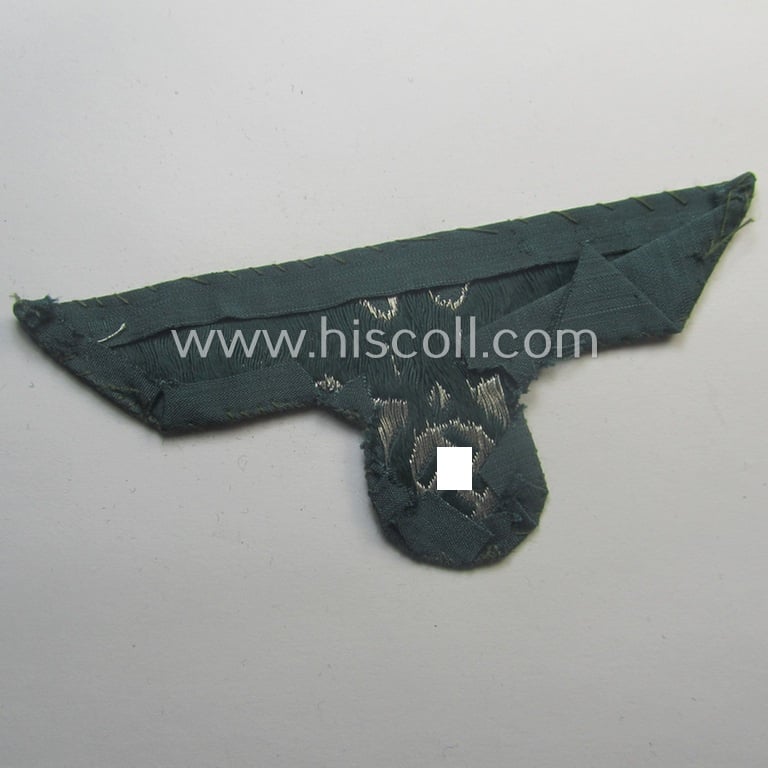 Moderately used and/or tunic-removed, early- (ie. mid-) war-period WH (Heeres) officers'- (ie. eventually NCO-) pattern breasteagle