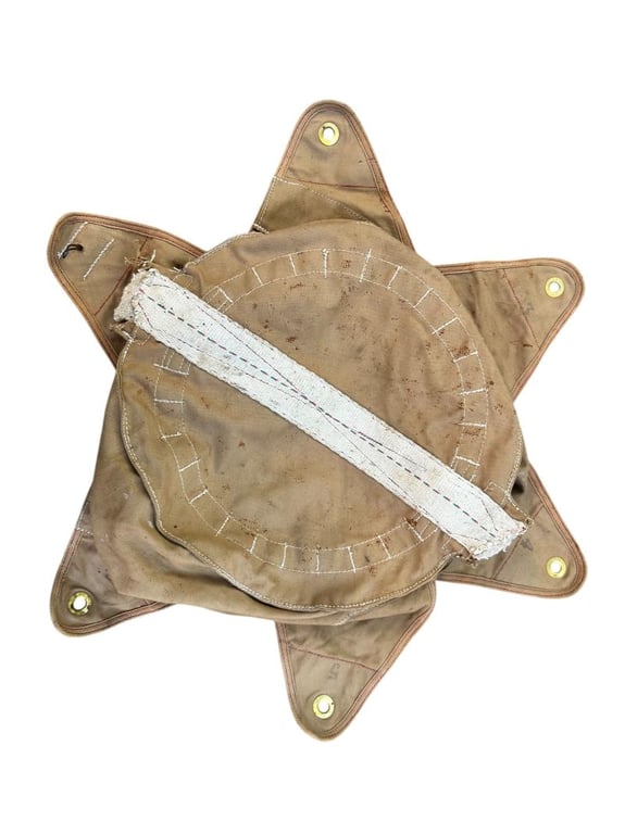 British Airborne Container Parachute Bag -White-