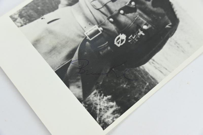 Signature of Wehrmacht Heer KC Recipient 'Kurt Brennecke'