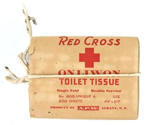 US WW2 Red Cross Hygene Toilet Paper