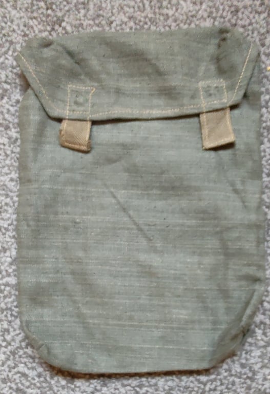 WWII German cloth gas plane bag