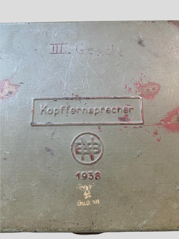 Storage Case for 'Kopffernsprecher' 1938