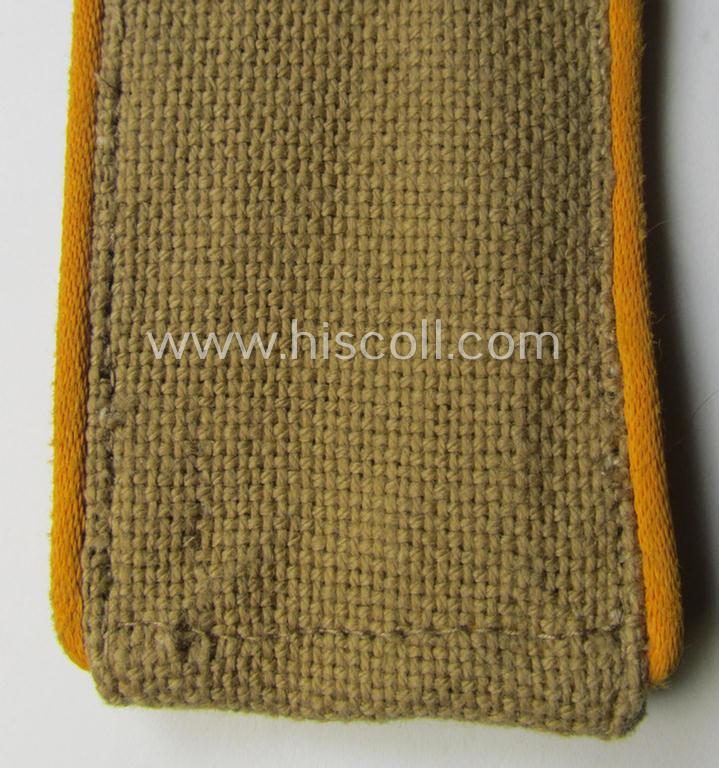 Single, WH (Luftwaffe) tropical-issued, EM-type-shoulderstrap: 'Soldat der Flieger- o. Fj.-Truppen'