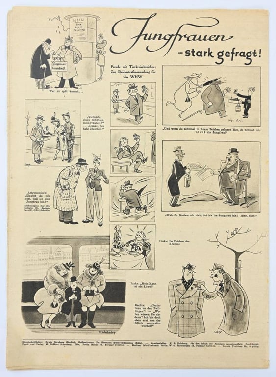 German Magazine kölnische illustrierte zeitung January 30th, 1941