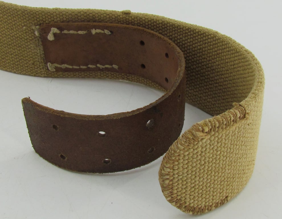 Wehrmacht Heer / Luftwaffe Tropical EM's combat webbing belt