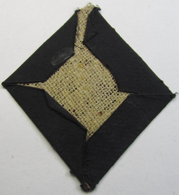 Early-period - and truly scarcely encountered! - so-called: 'N.S.D.A.P.'-related, trade- ie. special-career-patch ie. 'Raute' (ie. 'Laufbahn- o. Tätigkeitsabzeichen') as was specifically intended for usage by a: 'Politischen Leiter o. Amtswalt...