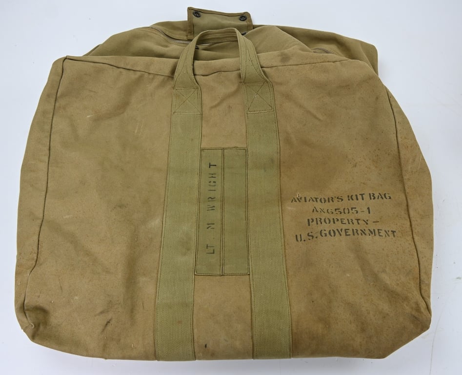 USAAF WW2 Named AN6510-1 Seat Parachute Harness Assembly