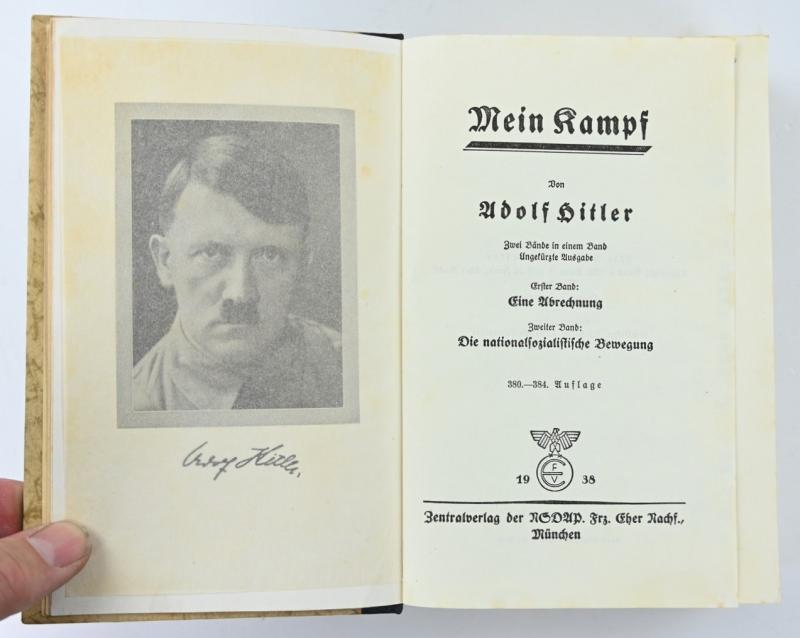 German Adolf Hitler Mein Kampf Book 1938