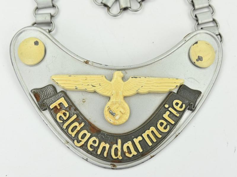 German WH Feldgendarmerie Gorget