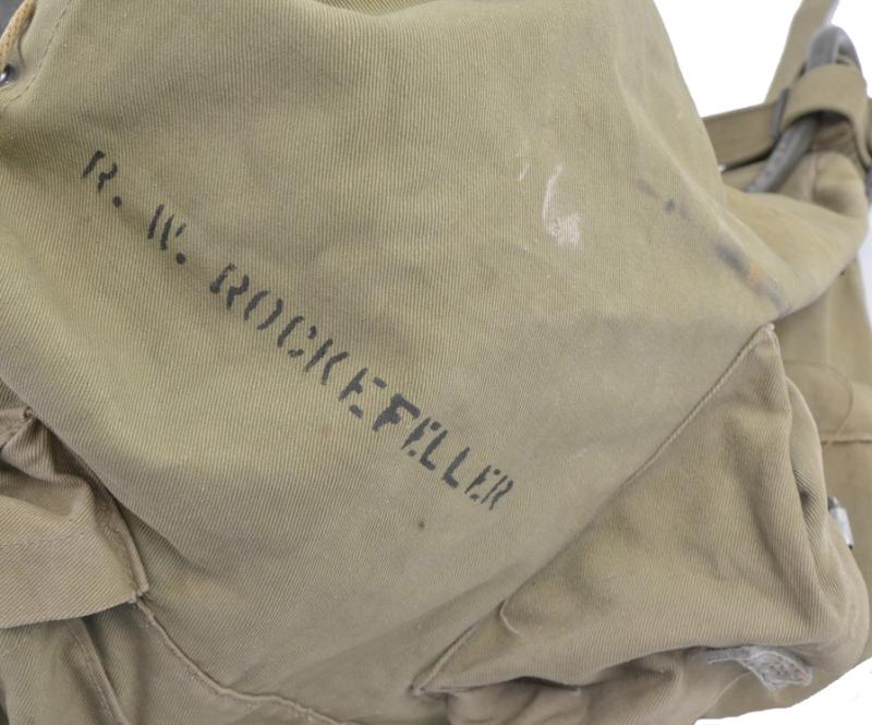 US WW2 Bergan Rucksack Named