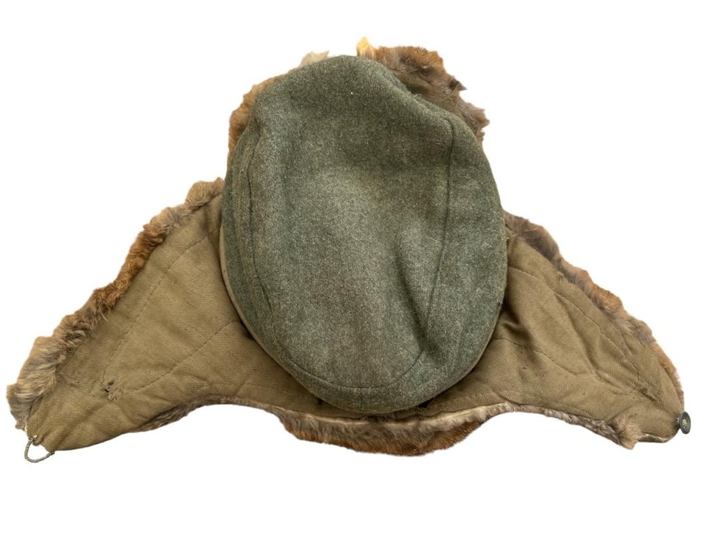 Wehrmacht ( Rabbit Fur )Winter Pelzmütze...RB Numbered 1943