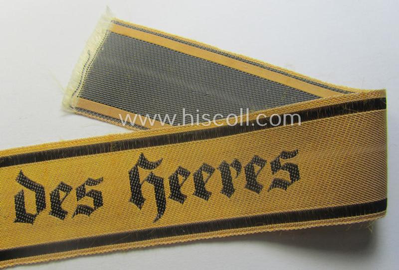 WH (Heeres) female-related cuff-title (ie. 'Ärmelstreifen'): 'NH des Heeres'