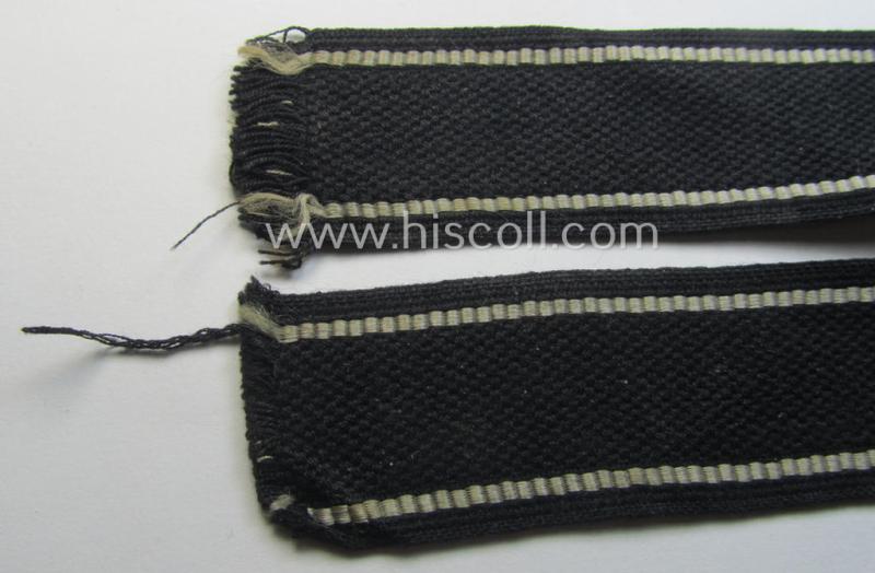 Waffen-SS, 'semi-BeVo'-pattern, EM- (ie. NCO-) type cuff-title (ie. 'Ärmelstreifen') as was intended for a member of the: 5. SS-Panzer-Division "Wiking"