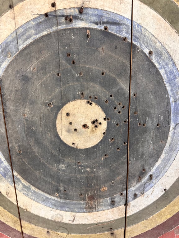 Rare!! wooden Hitler youth practice shooting target