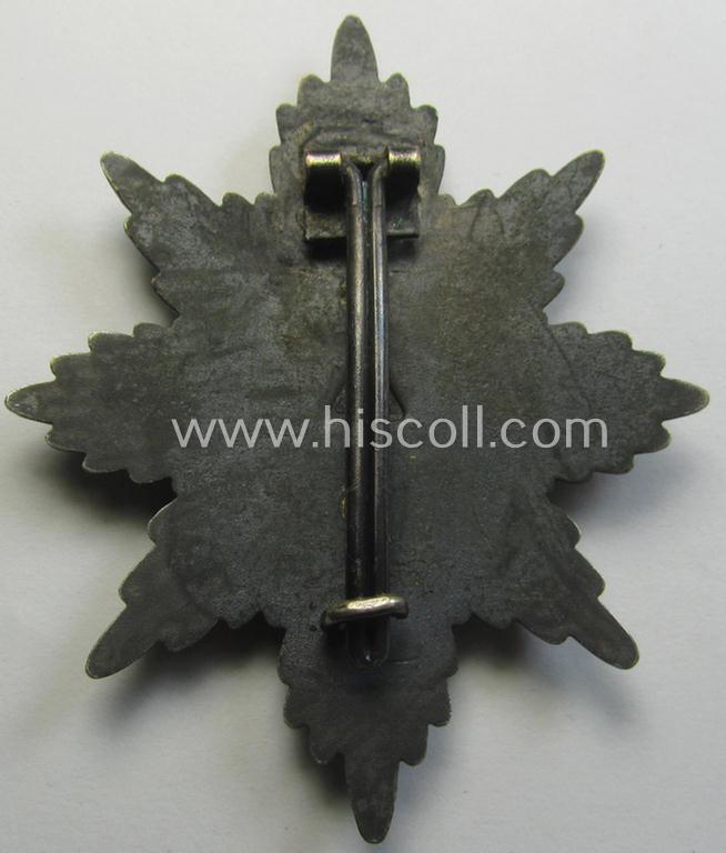 Detailed example of a: 'Freikorps'-related award being a neatly enamelled so-called: 'Deutsches Feldehrenzeichen' that comes with its accompanying (and scarcely encountered!) miniature as found