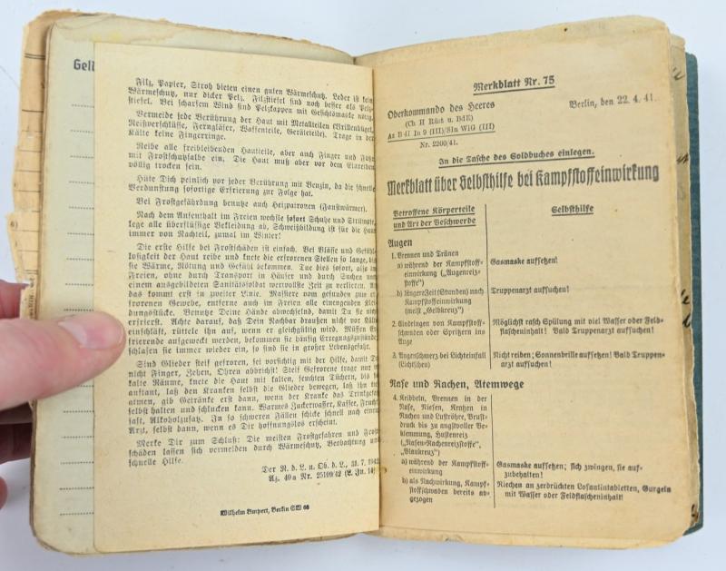 German LW Soldbuch K.G. General Wever/ Field Division and Normandy