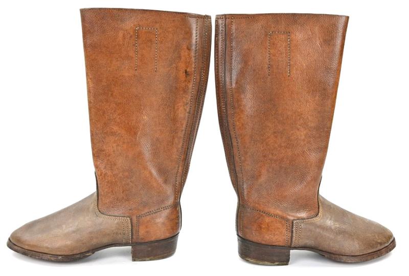 German LW/WH Brown Combat Jackboots