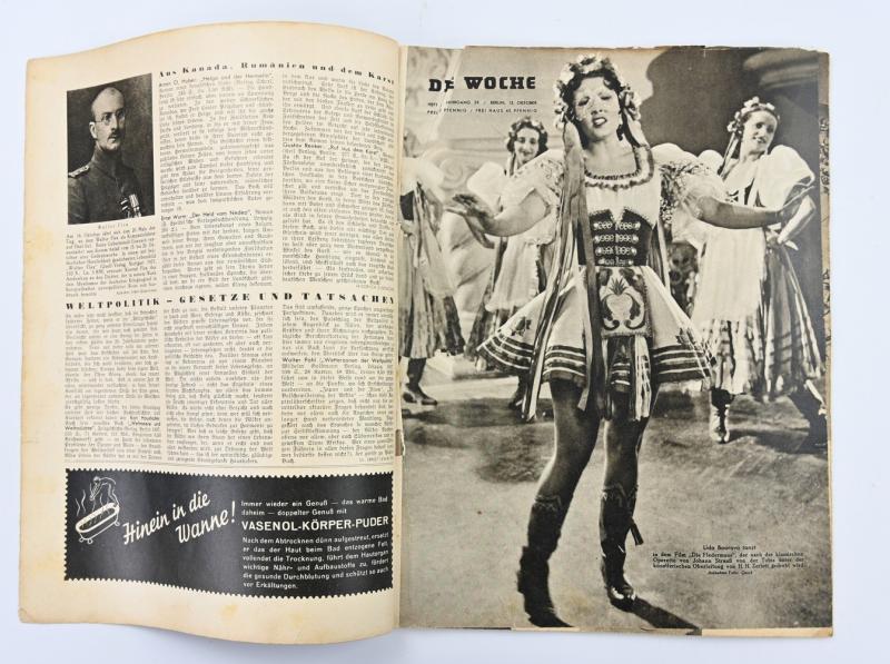 German Third Reich Magazine 'Die Woche' 1937