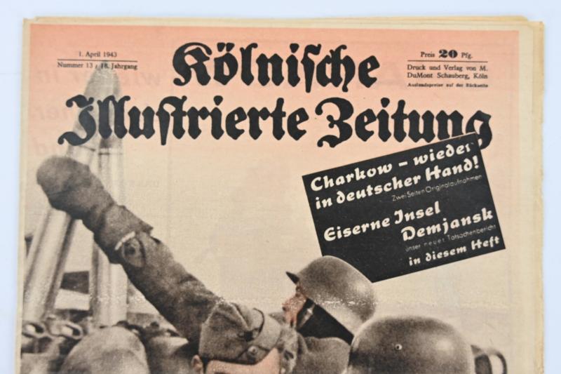 German Magazine kölnische illustrierte zeitung April 1st, 1943