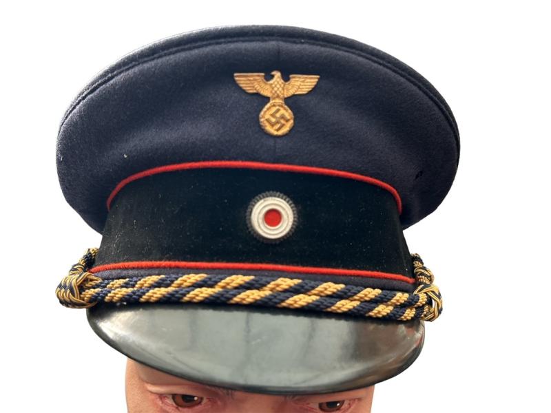 German 'Reichsbahn' Visor Cap
