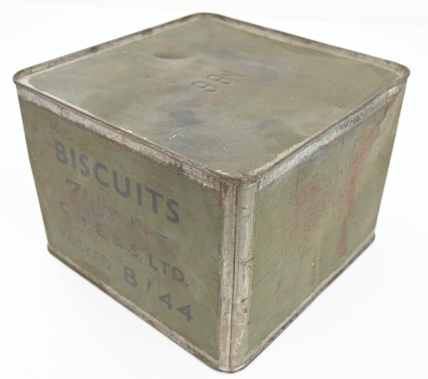 British WW2 Ration Box of Biscuits 1944