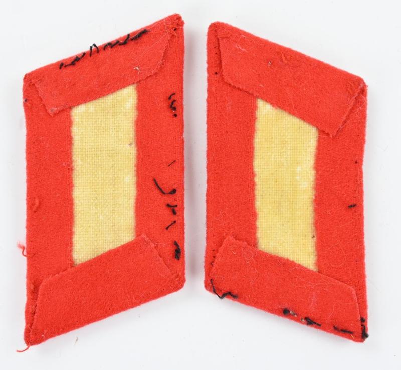German WH Officer's Artillery Collar Tabs
