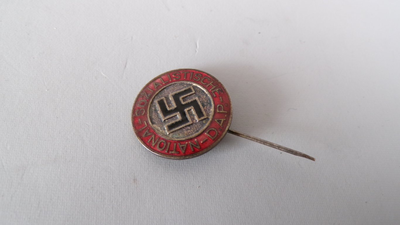 N.S.D.A.P party pin on needle