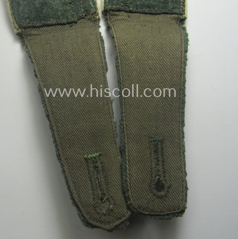 Pair of WH (Heeres) NCO-type (ie. 'M41- o. M43'-pattern) shoulderstraps: 'Uffz. eines Infanterie-Rgts.'