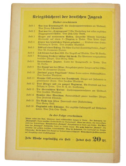 German Booklet 'Bomber uber Warschau'