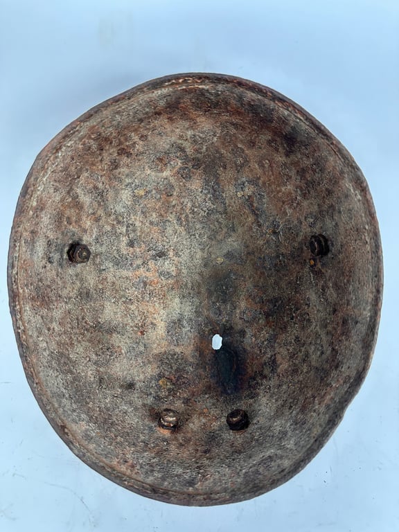 Untouched M38  Fallschirmjäger Helmet "Barnfind"