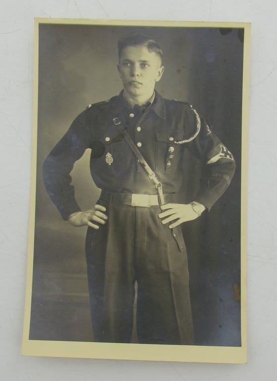 Portrait Photo of a “Hitler Youth (Hitlerjugend) member