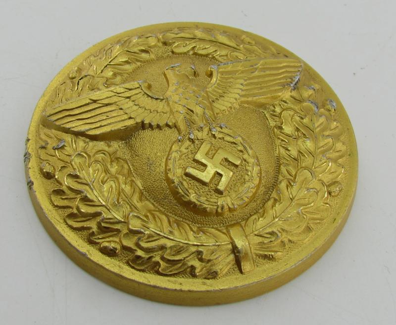 NSDAP leader belt buckle by RZM M4/24 ( Damaged )