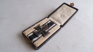 Cased Silver Marked WWI EK2 Oda-Werk