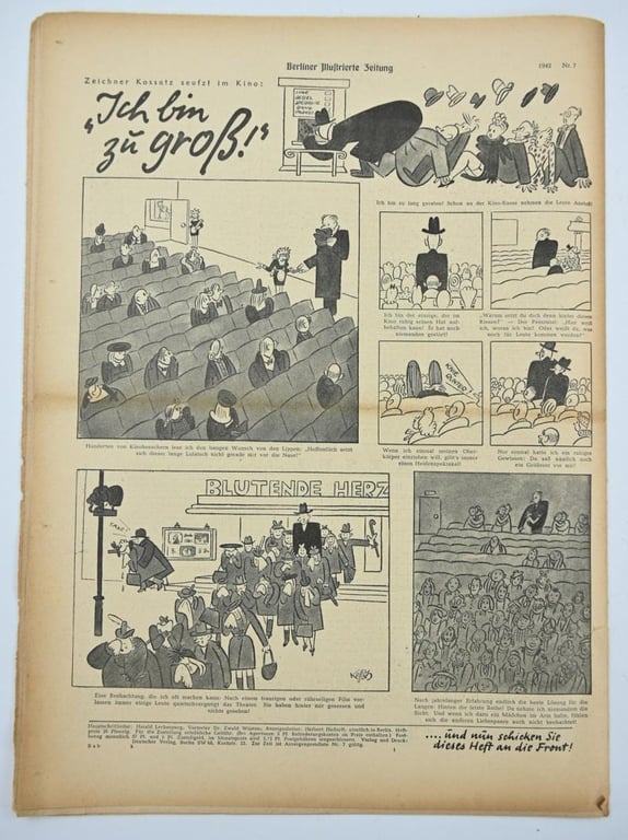 German Berliner Illustrierte Zeitung Newspaper 1942