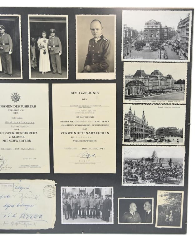 German WH Document Grouping 'Obergefreiter Alfred Aselmeyer'