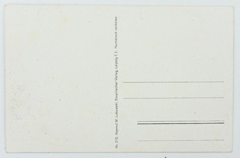 German WH Postcard 'Unsere Wehrmacht'