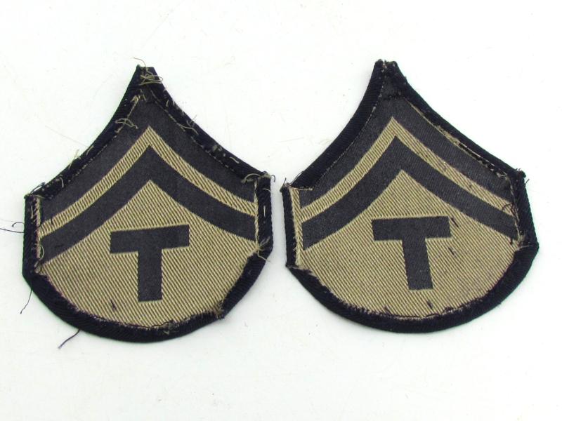US WWII Rank Chevrons Tec-5