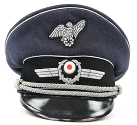 German RLB Air Defense Officer Visor Cap