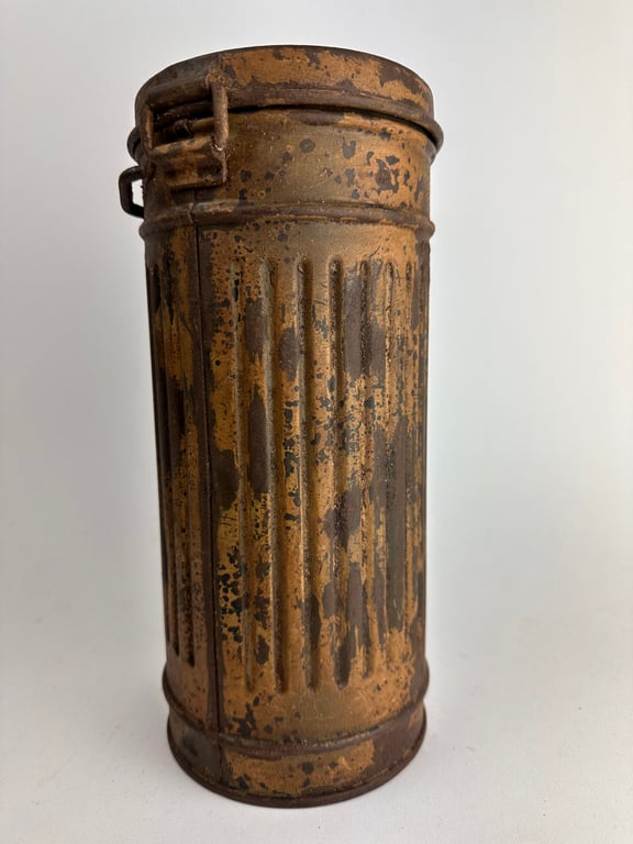 WW2 German Gasmask Canister in Camo Paint