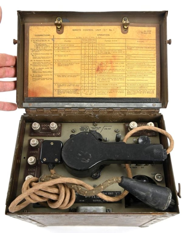 British WW2 Wireless Remote Control Unit F