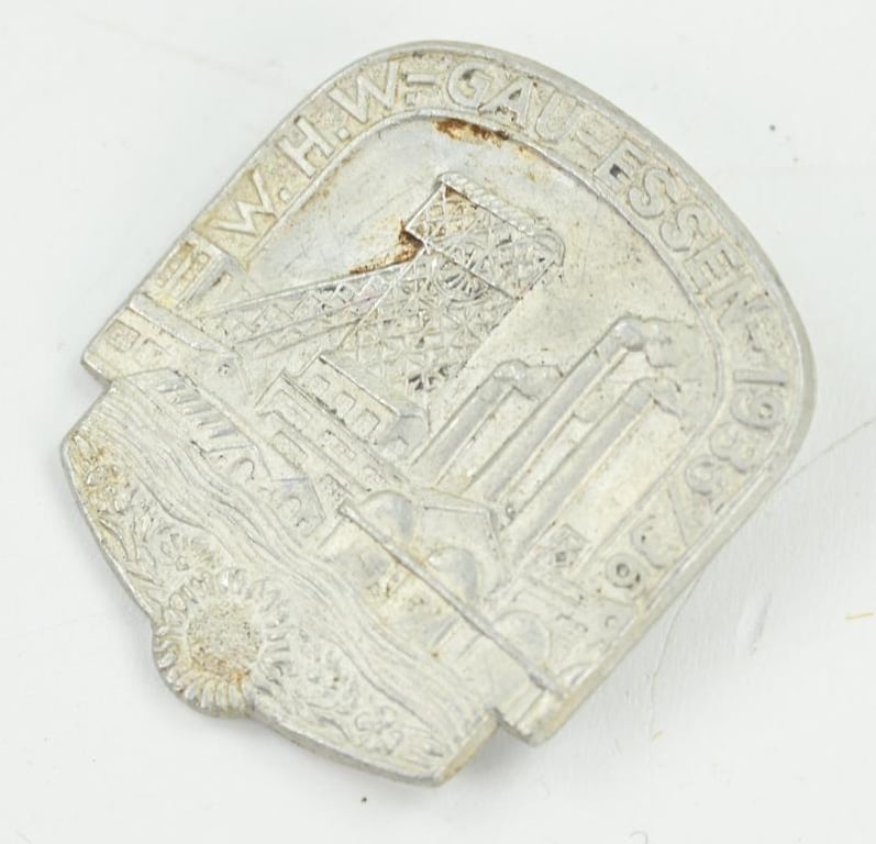 German WHW Gau Essen Badge 1935/36