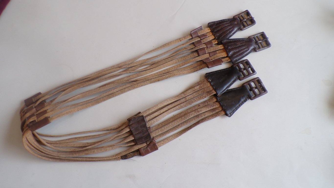 Rare Cavalry Saddlebag Securing Belt - C. Pose 1916