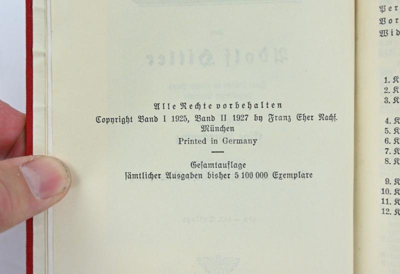 German Adolf Hitler 'Mein Kampf' Officials Version